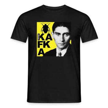 KAFKA metamorphosis - Men's T-Shirt - black - Front - AI Model Male 178 light (178cm)