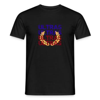 ULTRAS 2 - Men's T-Shirt - black - Front - AI Model Male 178 light (178cm)