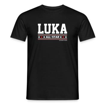 Luka Basket-ball 1 - T-shirt homme - noir - Devant - AI Model Male 178 light (178cm)