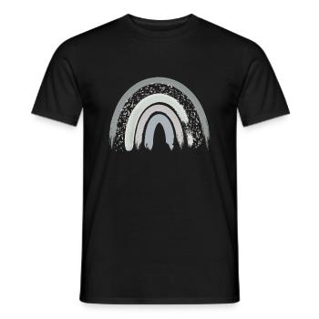 Rainbow Boho Rainbow Baby Boy - Men's T-Shirt - black - Front - AI Model Male 178 light (178cm)