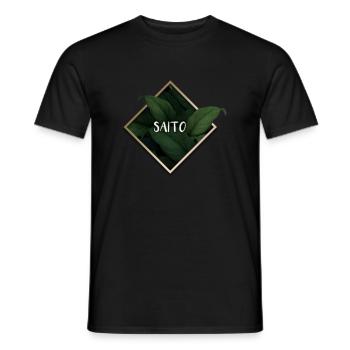 Saito - T-shirt homme - noir - Devant - AI Model Male 178 light (178cm)