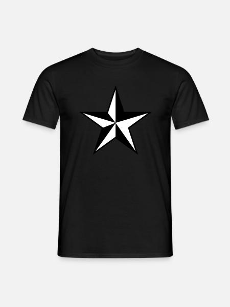 star - Men's T-Shirt - black