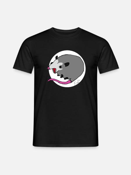 Ugly screaming Possum - Männer T-Shirt - Schwarz