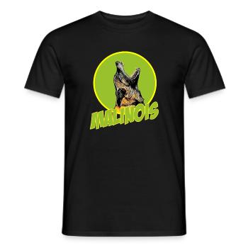 Malinois - Men's T-Shirt - black - Front - AI Model Male 178 light (178cm)