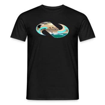 kite crew - Männer T-Shirt - Schwarz - Vorne - AI Model Male 178 light (178cm)