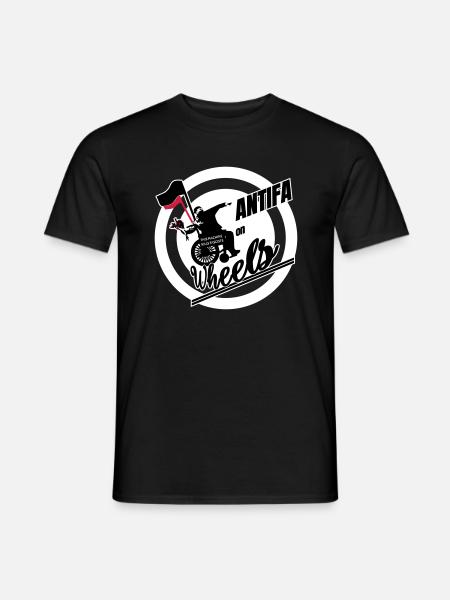Antifa on Wheels - T-shirt homme - noir