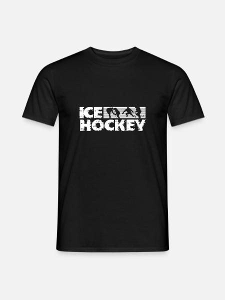 Ice Hockey Eishockey Eishockeyspieler Sport - Mænd T-shirt - sort