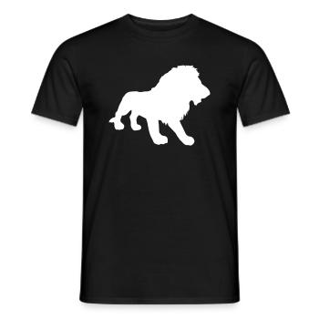 lion - T-shirt homme - noir - Devant - AI Model Male 178 light (178cm)
