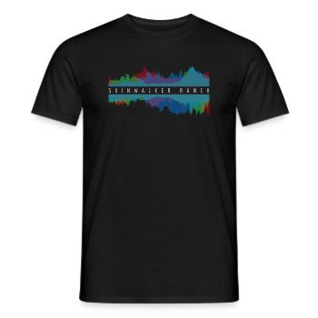 Skinwalker Ranch - Upside Down Spectral Topography - Men's T-Shirt - black - Front - AI Model Male 178 light (178cm)