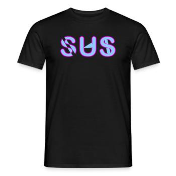 Sus - Parole jeunesse - T-shirt homme - noir - Devant - AI Model Male 178 light (178cm)