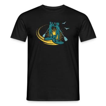 Pagayer - T-shirt homme - noir - Devant - AI Model Male 178 light (178cm)