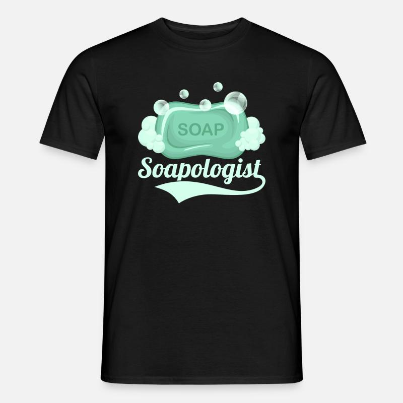 Soapologist Soapmaker Soapmaking - Männer T-Shirt - Schwarz