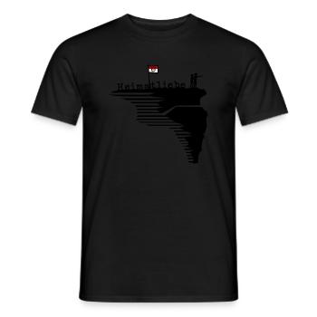 Ausblick vom Staffelberg - Heimatliebe - Männer T-Shirt - Schwarz - Vorne - AI Model Male 178 light (178cm)