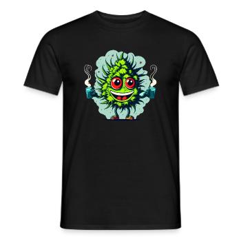 420 - Good Morning - Men's T-Shirt - black - Front - AI Model Male 178 light (178cm)