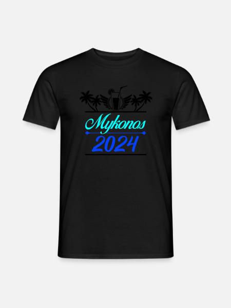 Mykonos 2024 - Men's T-Shirt - black