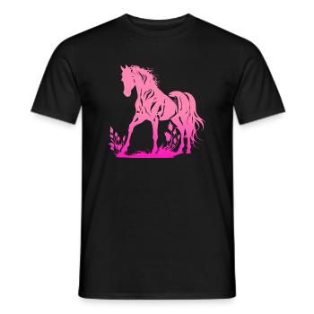 Cowboy Lustiger Cowboyhut Wild Western Rodeo Texas - Männer T-Shirt - Schwarz - Vorne - AI Model Male 178 light (178cm)