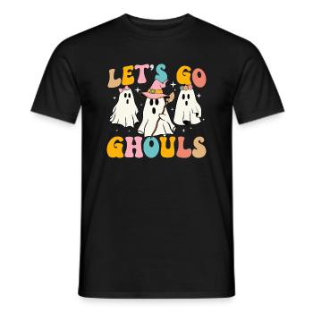 Los geht's, Ghouls, gruselige Hexe, Halloween - Männer T-Shirt - Schwarz - Vorne - AI Model Male 178 light (178cm)