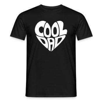 Cool Dad - Men's T-Shirt - black - Front - AI Model Male 178 light (178cm)