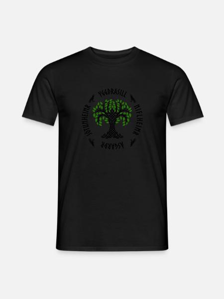 Yggdrasill - Jötunheim - Niflheim - Asgard - T-shirt herr - 