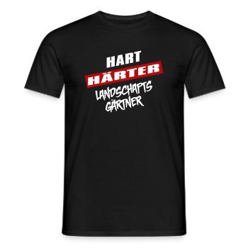 Hart Härter Landschaftsgärtner - Männer T-Shirt - Schwarz - Vorne - AI Model Male 178 light (178cm)
