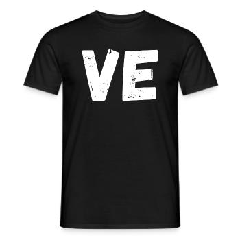 Liebe passendes T-Shirt Paar - Männer T-Shirt - Schwarz - Vorne - AI Model Male 178 light (178cm)