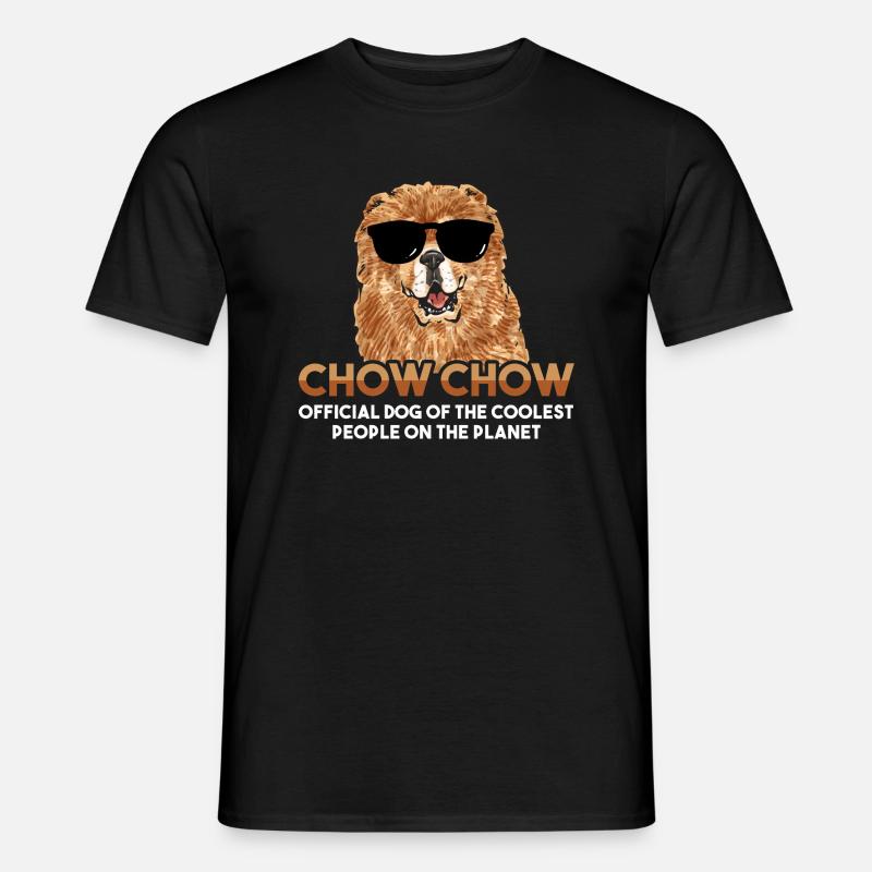 Chow Chow Hund - Männer T-Shirt - Schwarz