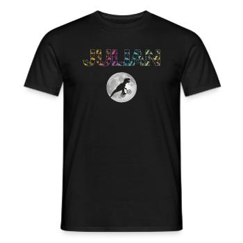 JULIAN - Schöner Jungen Name mit Dinosaurier - Männer T-Shirt - Schwarz - Vorne - AI Model Male 178 light (178cm)