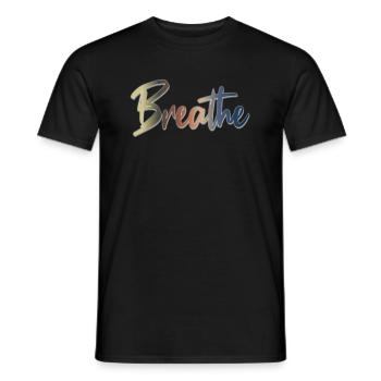 respirer - T-shirt homme - noir - Devant - AI Model Male 178 light (178cm)