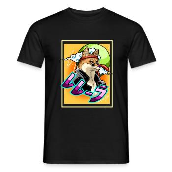 Yakushiba - Männer T-Shirt - Schwarz - Vorne - AI Model Male 178 light (178cm)
