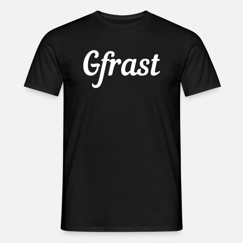 Dialecte viennois « Gfrast » - T-shirt homme - noir