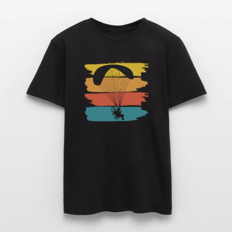 Vintage Paramotor Retro Paramotoring PPG Pilot Men's T-Shirt