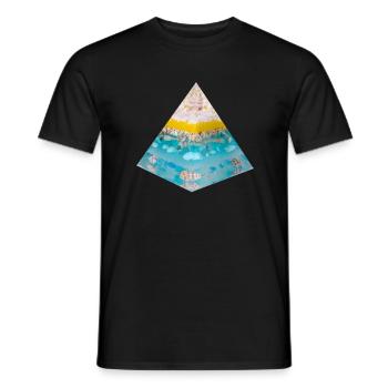 Stimme des Meeres - Männer T-Shirt - Schwarz - Vorne - AI Model Male 178 light (178cm)