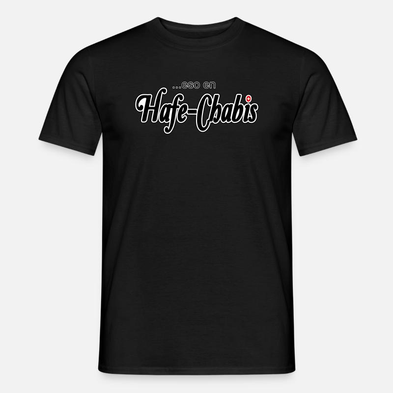 Hafe Chabis, eso en - Männer T-Shirt - Schwarz