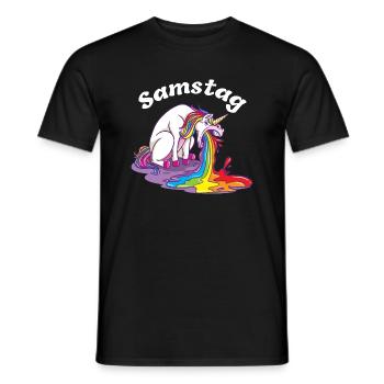 Überstunden Schichtdienst - Arbeiten macht spaß - Männer T-Shirt - Schwarz - Vorne - AI Model Male 178 light (178cm)
