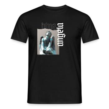 Engel Blau Gedanken Teufel Geschenkidee - Männer T-Shirt - Schwarz - Vorne - AI Model Male 178 light (178cm)
