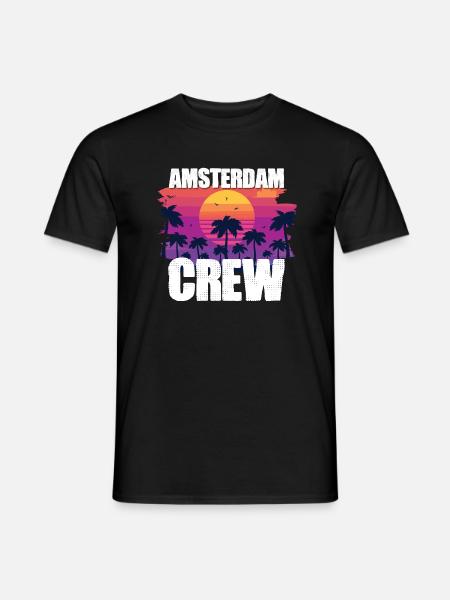 Amsterdam Holidays - Men's T-Shirt - black
