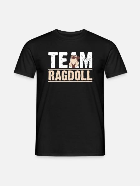 Ragdoll Cat Cat - Men's T-Shirt - black