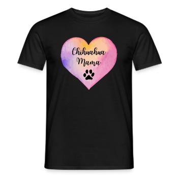 Chihuauha Mama - Männer T-Shirt - Schwarz - Vorne - AI Model Male 178 light (178cm)