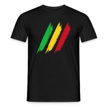 MALI TEAM - Männer T-Shirt - Schwarz - Vorne - AI Model Male 178 light (178cm)