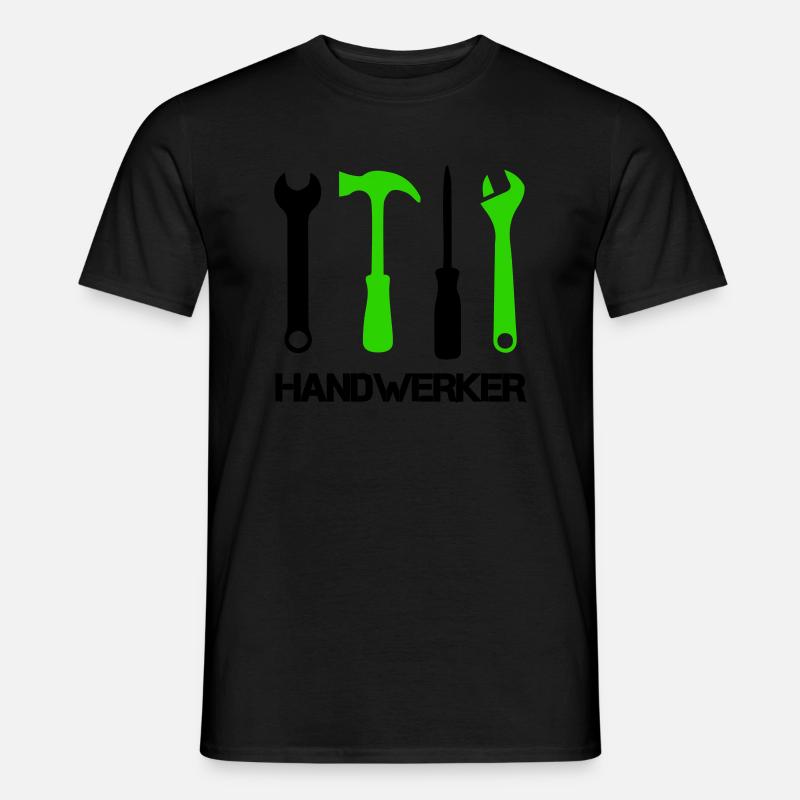 werkzeug symbole - Männer T-Shirt - Schwarz