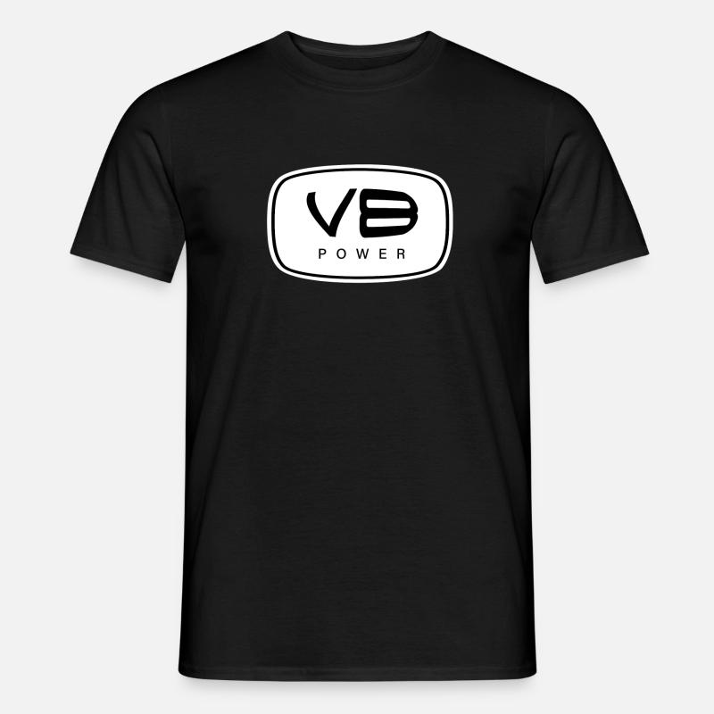 V8 Power - Männer T-Shirt - Schwarz