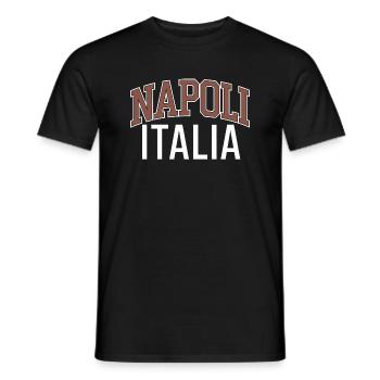 Napoli - Italia - Men's T-Shirt - black - Front - AI Model Male 178 light (178cm)