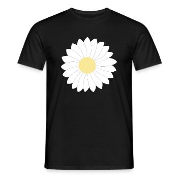 Pâquerette - T-shirt homme - noir - Devant - AI Model Male 178 light (178cm)