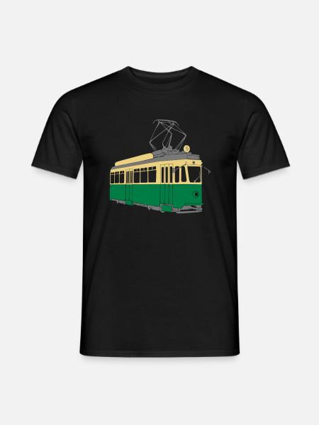 Bern tram - Men's T-Shirt - black