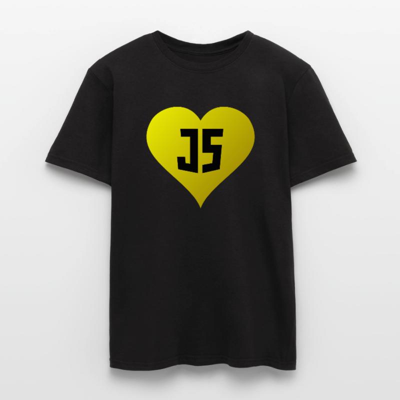 Coeur JavaScript T-shirt homme
