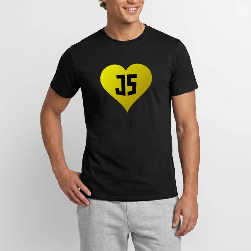 JavaScript-Herz Männer T-Shirt