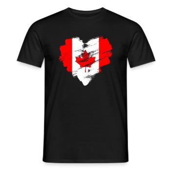 Canada - T-shirt homme - noir - Devant - AI Model Male 178 light (178cm)