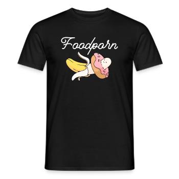 foodporn - Männer T-Shirt - Schwarz - Vorne - AI Model Male 178 light (178cm)