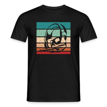 Jeu Écouter Gaming Gamer Cadeau Joueur Joueur - T-shirt homme - noir - Devant - AI Model Male 178 light (178cm)