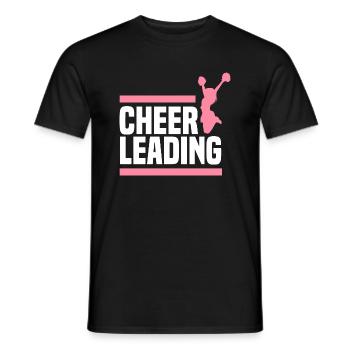 Cheer Graphic Cheerleading Cheerleader Gymnast Dan - Männer T-Shirt - Schwarz - Vorne - AI Model Male 178 light (178cm)